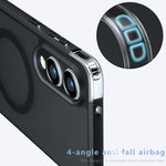 For Samsung Galaxy S25 Edge Magnetic Case TPU + PC Matte Skin Touch Phone Cover