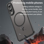 For Samsung Galaxy S25 Edge Magnetic Case Anti Drop PC + TPU Phone Cover