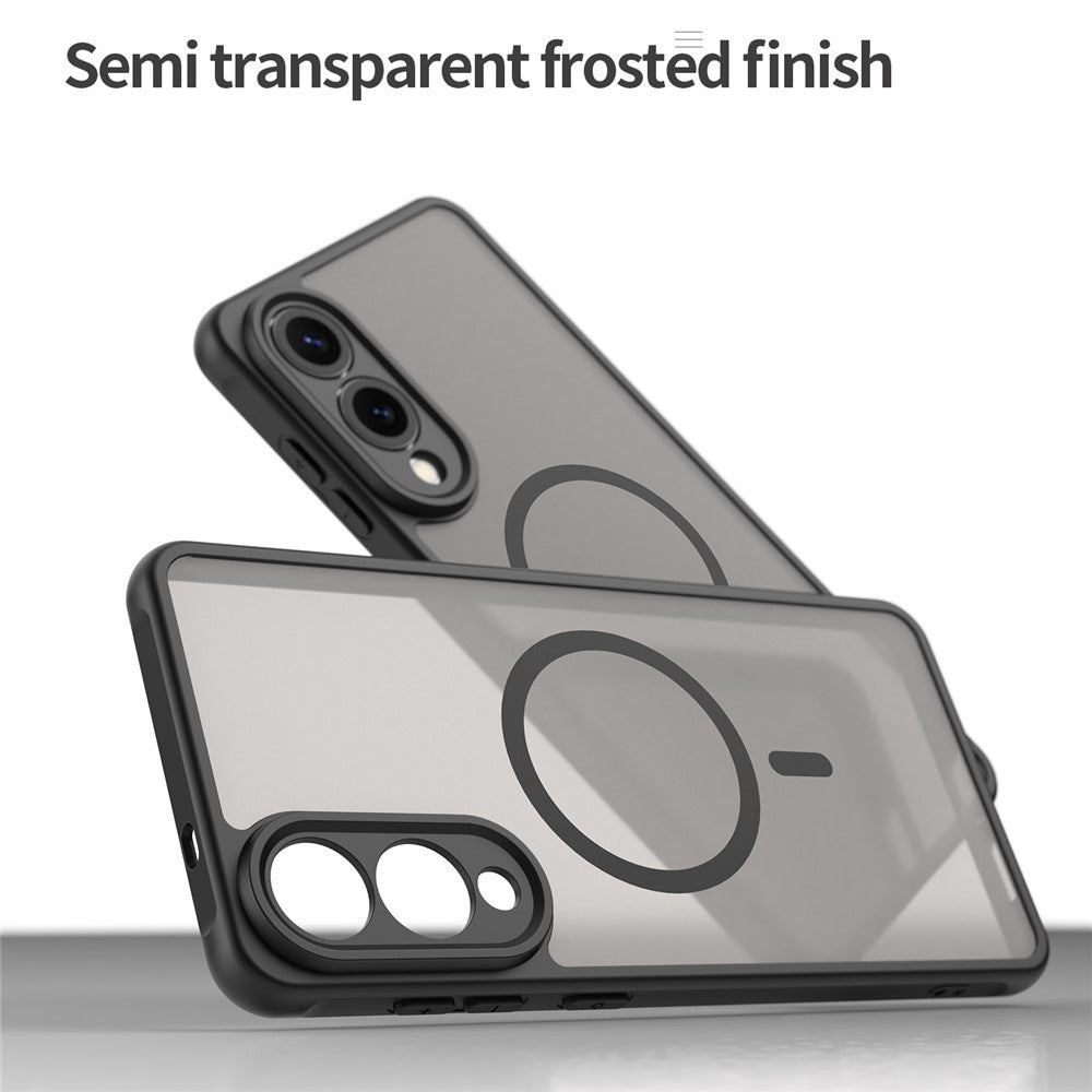 For Samsung Galaxy S25 Edge Magnetic Case Anti Drop PC + TPU Phone Cover