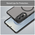 For Samsung Galaxy S25 Edge Magnetic Case Anti Drop PC + TPU Phone Cover