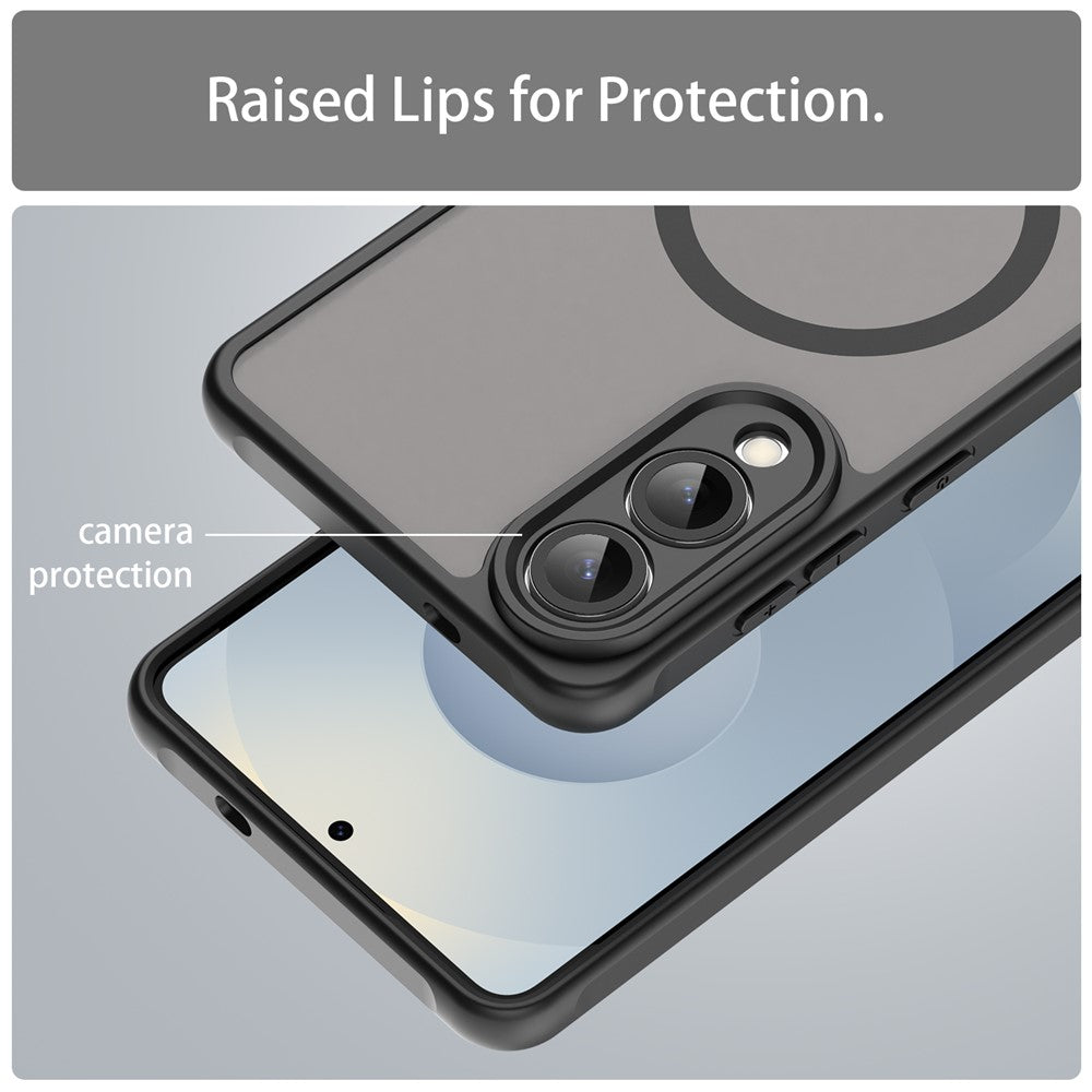 For Samsung Galaxy S25 Edge Magnetic Case Anti Drop PC + TPU Phone Cover