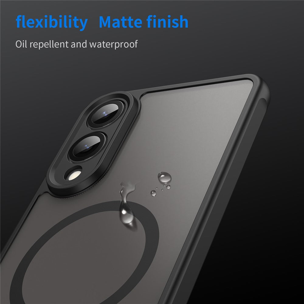For Samsung Galaxy S25 Edge Magnetic Case Anti Drop PC + TPU Phone Cover