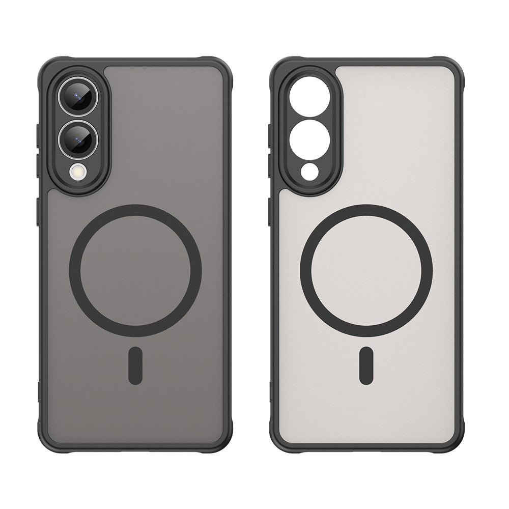 For Samsung Galaxy S25 Edge Magnetic Case Anti Drop PC + TPU Phone Cover