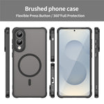 For Samsung Galaxy S25 Edge Magnetic Case Anti Drop PC + TPU Phone Cover