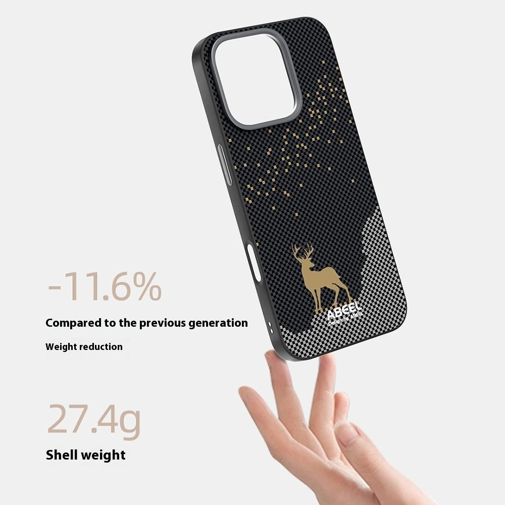 ABEEL ultratyndt PC- og TPU-bagcover til iPhone 16, kompatibelt med MagSafe