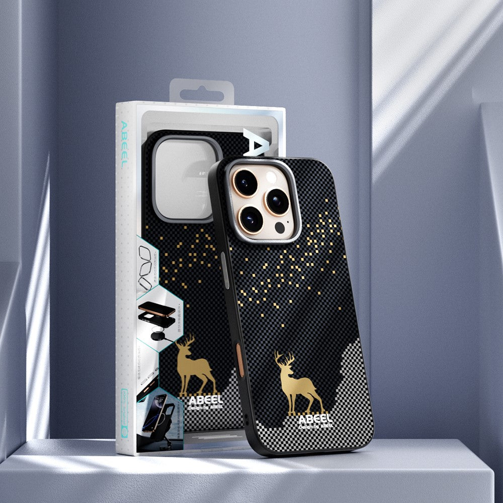 ABEEL ultratyndt PC- og TPU-bagcover til iPhone 16, kompatibelt med MagSafe