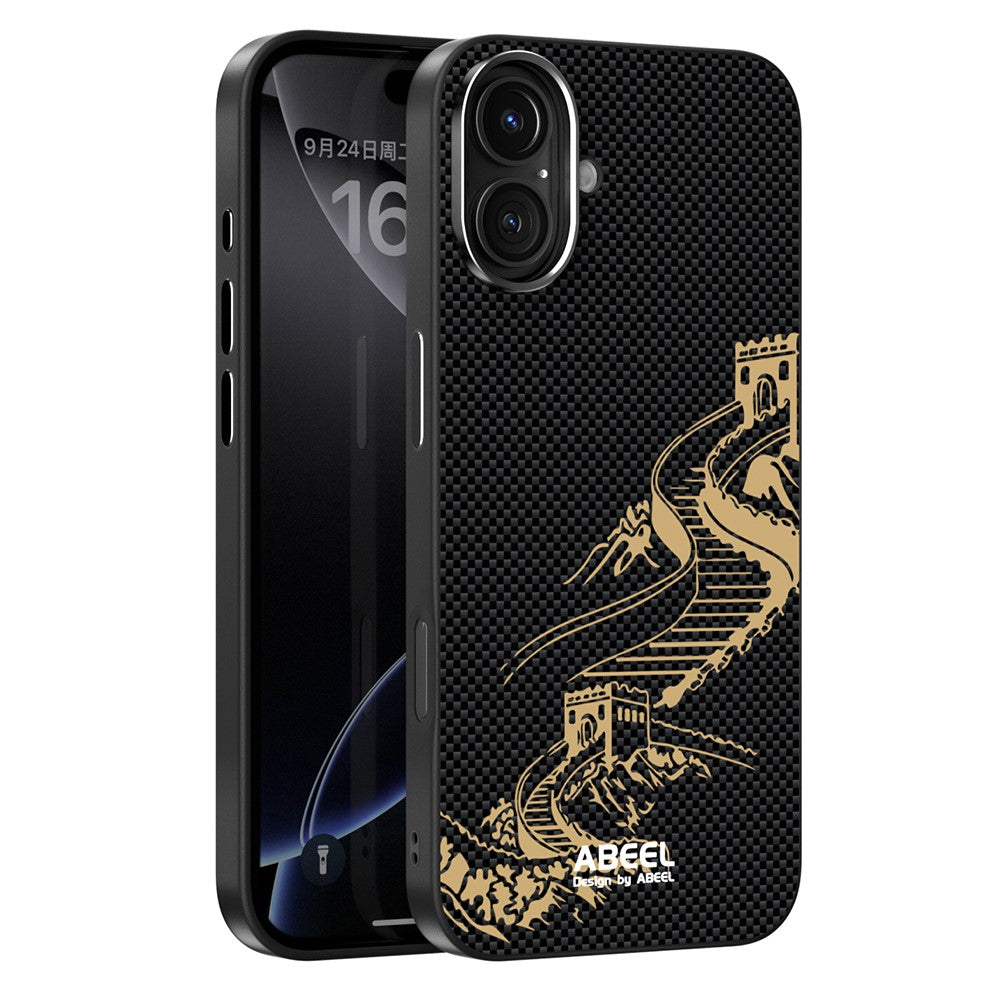 ABEEL ultratyndt PC- og TPU-bagcover til iPhone 16, kompatibelt med MagSafe