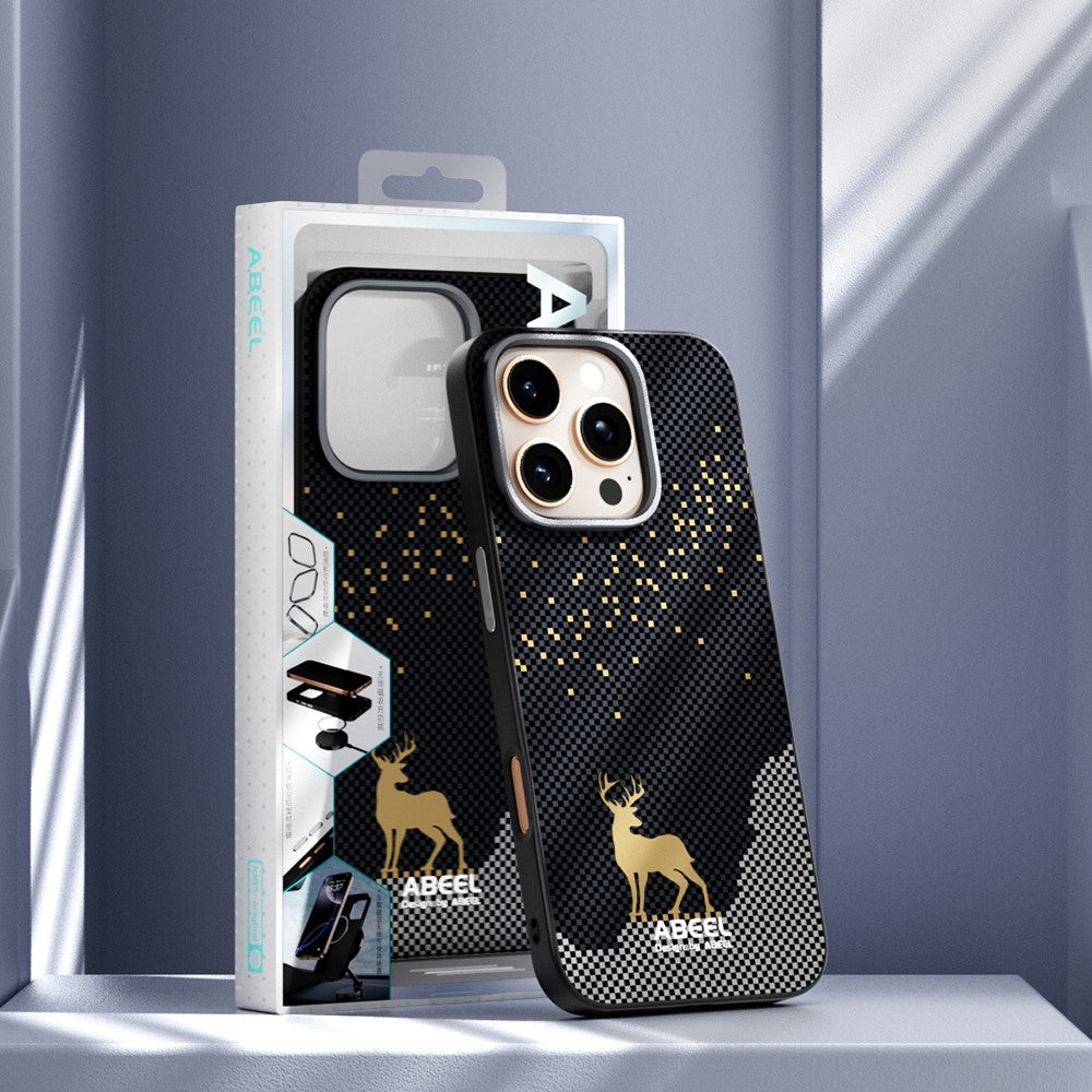 ABEEL For iPhone 16 Pro Case Compatible with MagSafe Ultra Slim PC TPU Phone Back Cover
