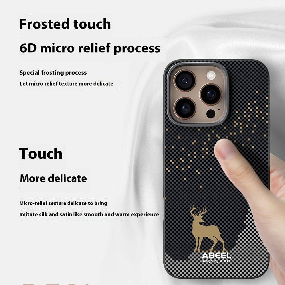 ABEEL For iPhone 16 Pro Case Compatible with MagSafe Ultra Slim PC TPU Phone Back Cover