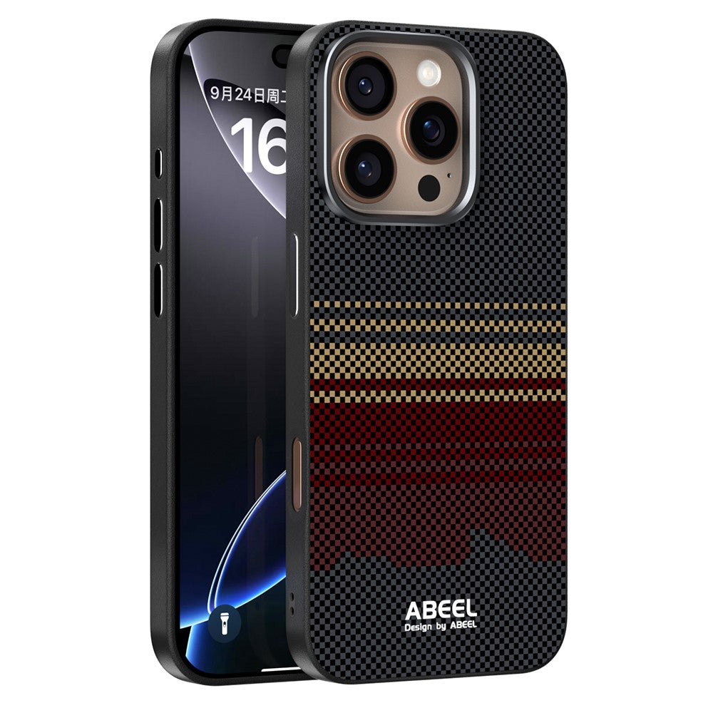ABEEL For iPhone 16 Pro Max Case Compatible with MagSafe Ultra Slim PC TPU Phone Back Cover