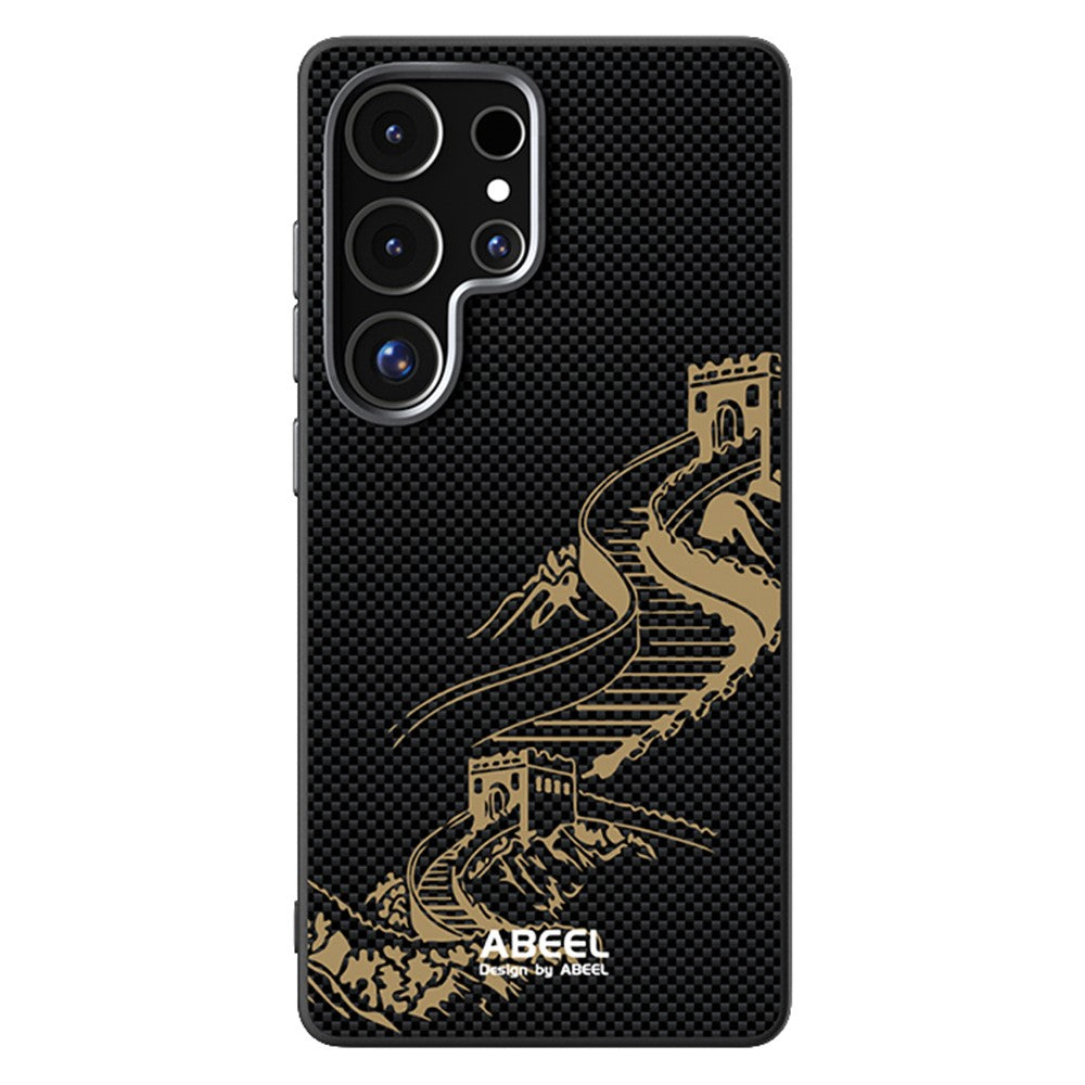 ABEEL För Samsung Galaxy S25 Ultra Magnetiskt Skal Ultratunt PC TPU mobil Baksida