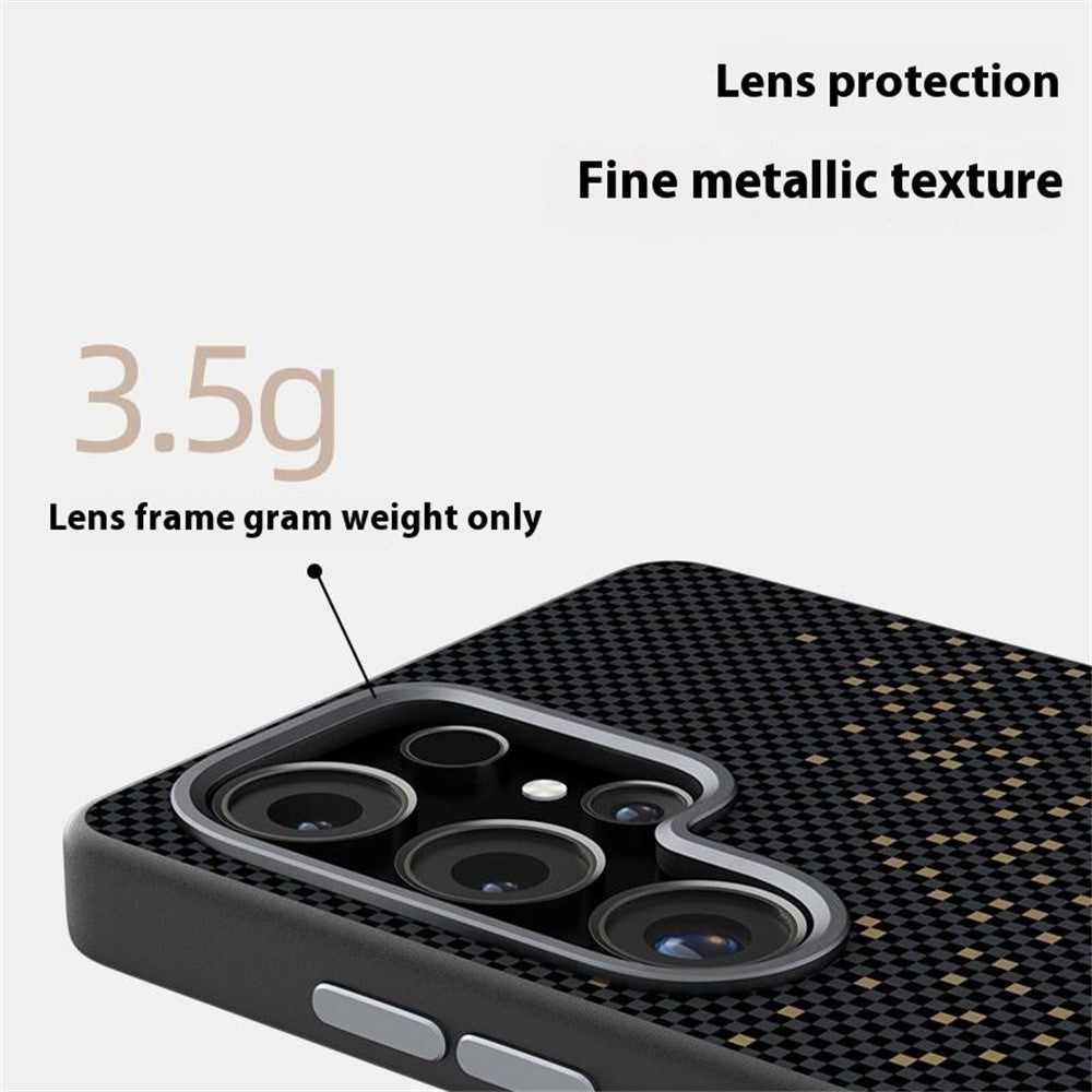 ABEEL För Samsung Galaxy S25 Ultra Magnetiskt Skal Ultratunt PC TPU mobil Baksida