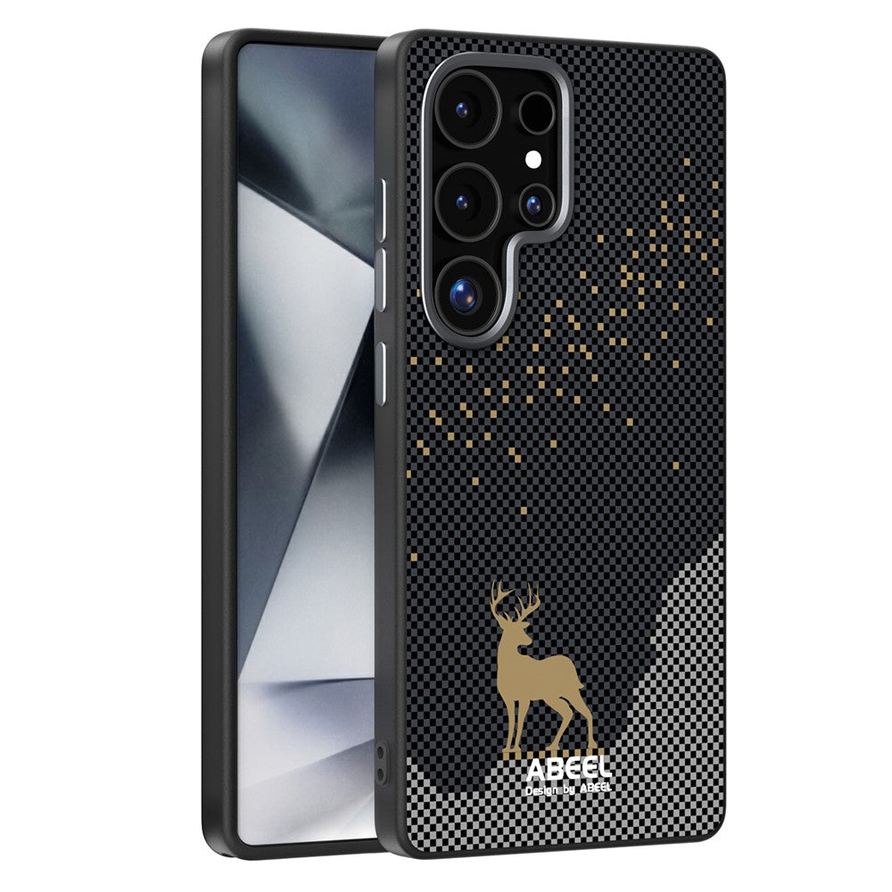 ABEEL För Samsung Galaxy S25 Ultra Magnetiskt Skal Ultratunt PC TPU mobil Baksida