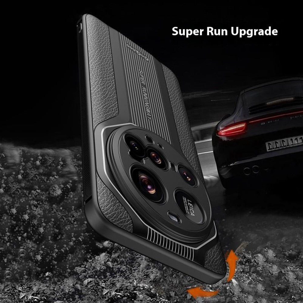 Q.COO Super Running Series 2 för Xiaomi 15 Ultra-skal PU + TPU + akrylbaksida