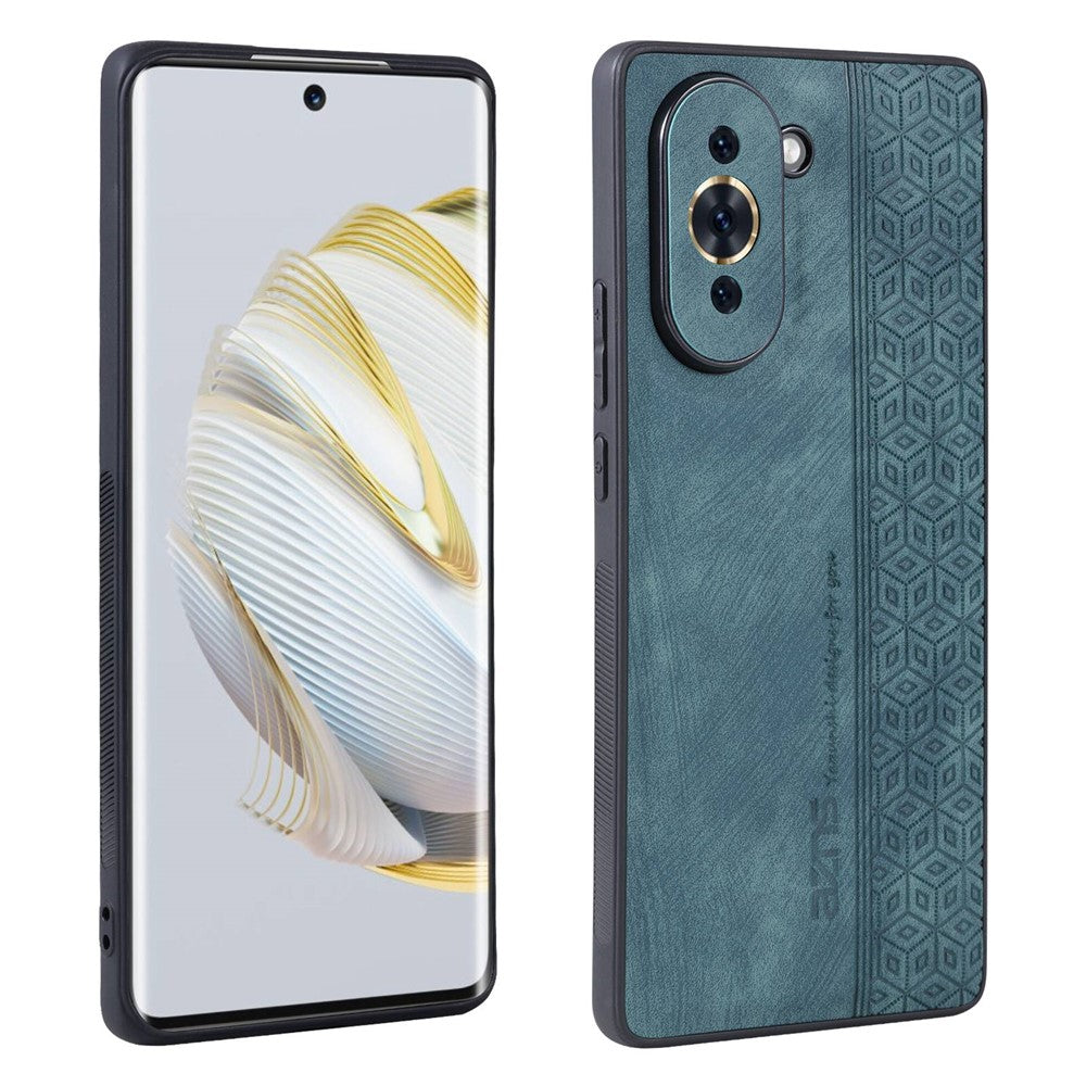 AZNS Imprinted Pattern Phone Cover for Huawei nova 10 4G, PU Leather Coated TPU Drop-proof Back Case