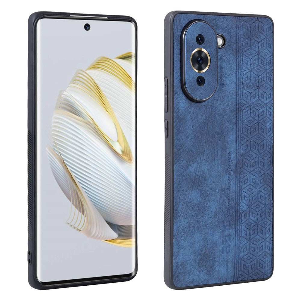 AZNS Imprinted Pattern Phone Cover for Huawei nova 10 4G, PU Leather Coated TPU Drop-proof Back Case