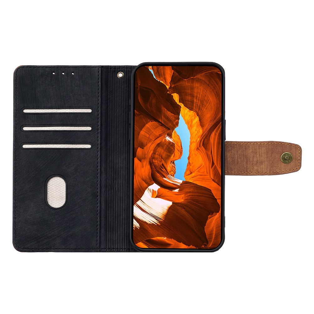 For Xiaomi Poco X7 Pro 5G  /  Redmi Turbo 4 5G Case RFID Blocking Color Splicing PU Leather Wallet Phone Cover