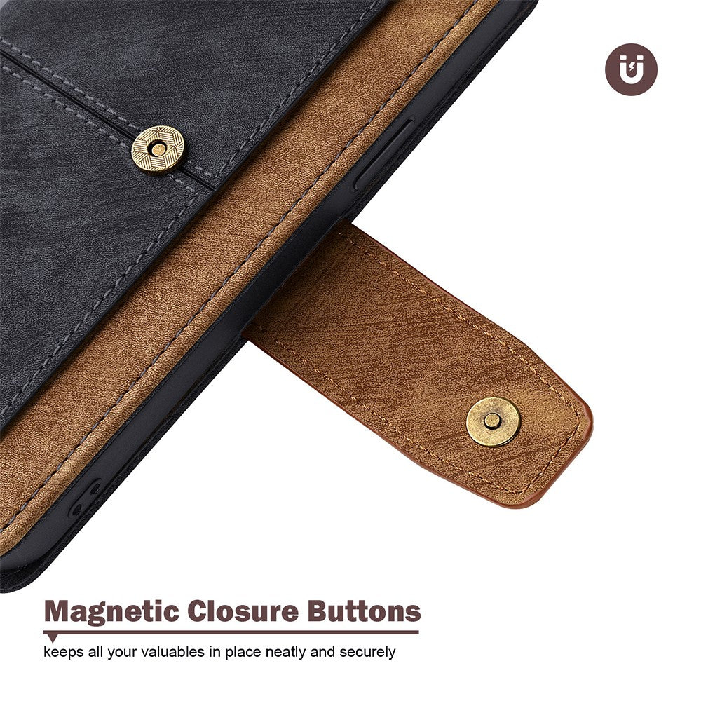 For Xiaomi Poco X7 Pro 5G  /  Redmi Turbo 4 5G Case RFID Blocking Color Splicing PU Leather Wallet Phone Cover