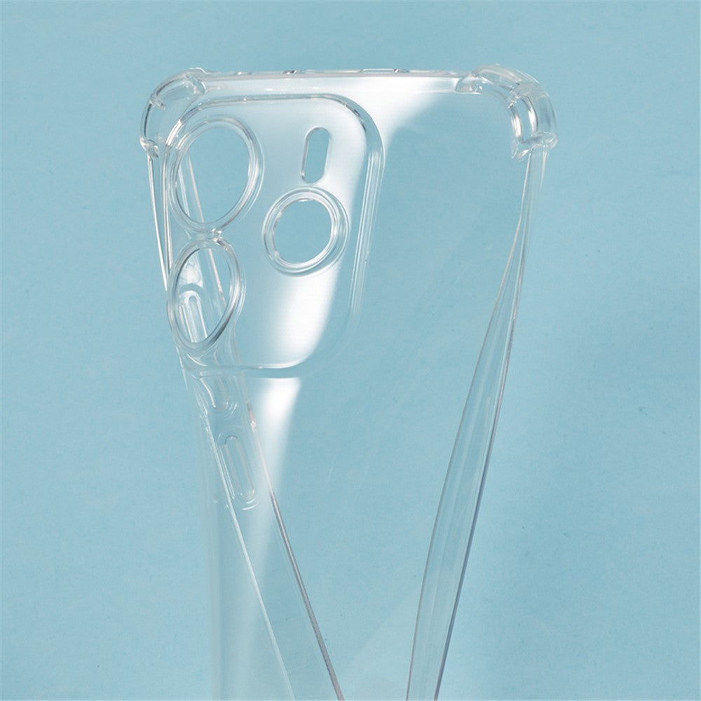 For Xiaomi Redmi Note 14 4G (164.84mm) Phone Case Reinforced Four Corner Anti-Drop Clear TPU Cover
