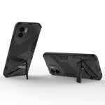 For Xiaomi Redmi A1 4G / A2 4G PC + TPU Hybrid Case Kickstand Drop-proof Phone Back Cover