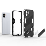 For Xiaomi Redmi A1 4G / A2 4G PC + TPU Hybrid Case Kickstand Drop-proof Phone Back Cover