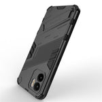 For Xiaomi Redmi A1 4G / A2 4G PC + TPU Hybrid Case Kickstand Drop-proof Phone Back Cover