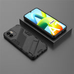 For Xiaomi Redmi A1 4G / A2 4G PC + TPU Hybrid Case Kickstand Drop-proof Phone Back Cover