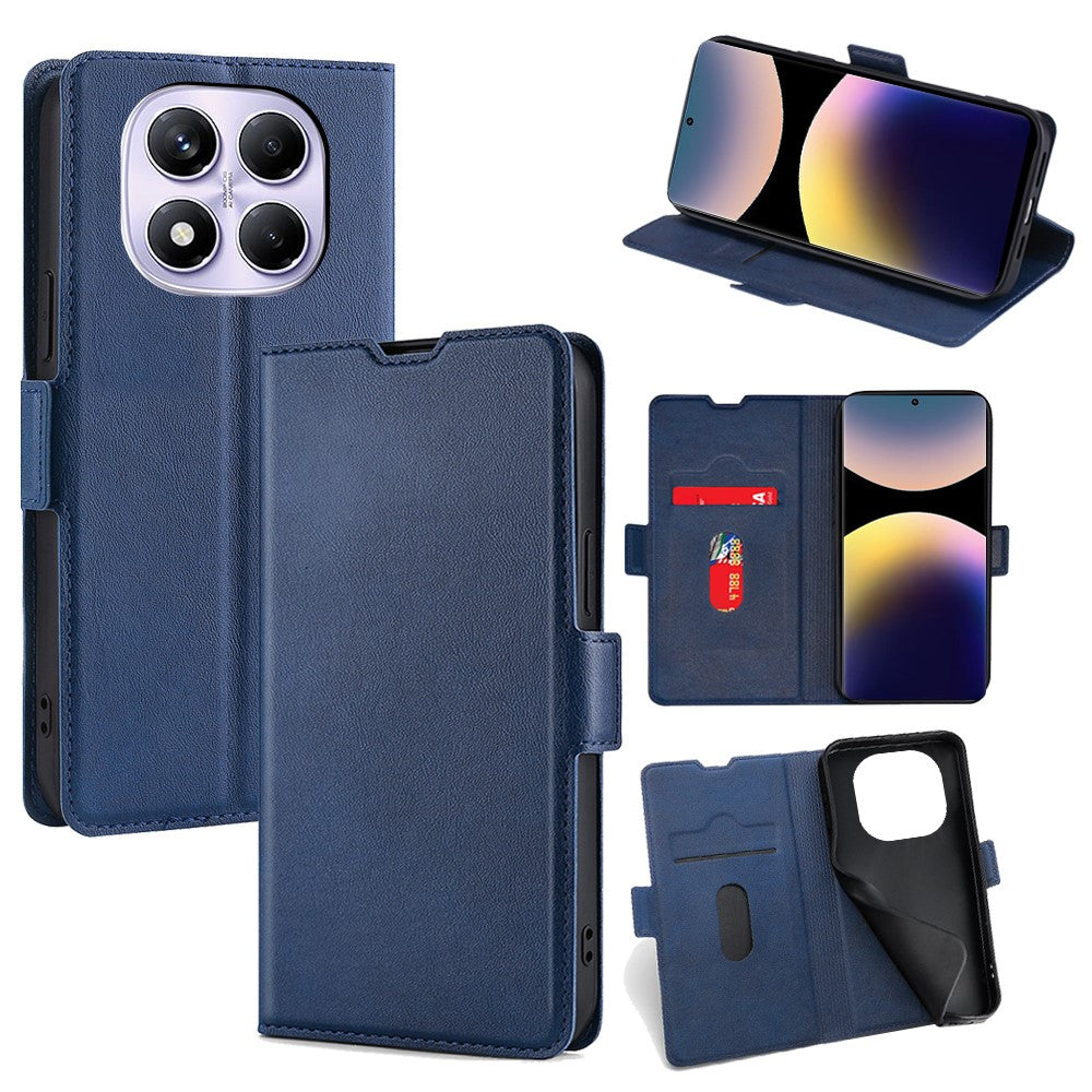 For Xiaomi Redmi Note 14 Pro 4G Case Card Holder PU Leather Phone Cover