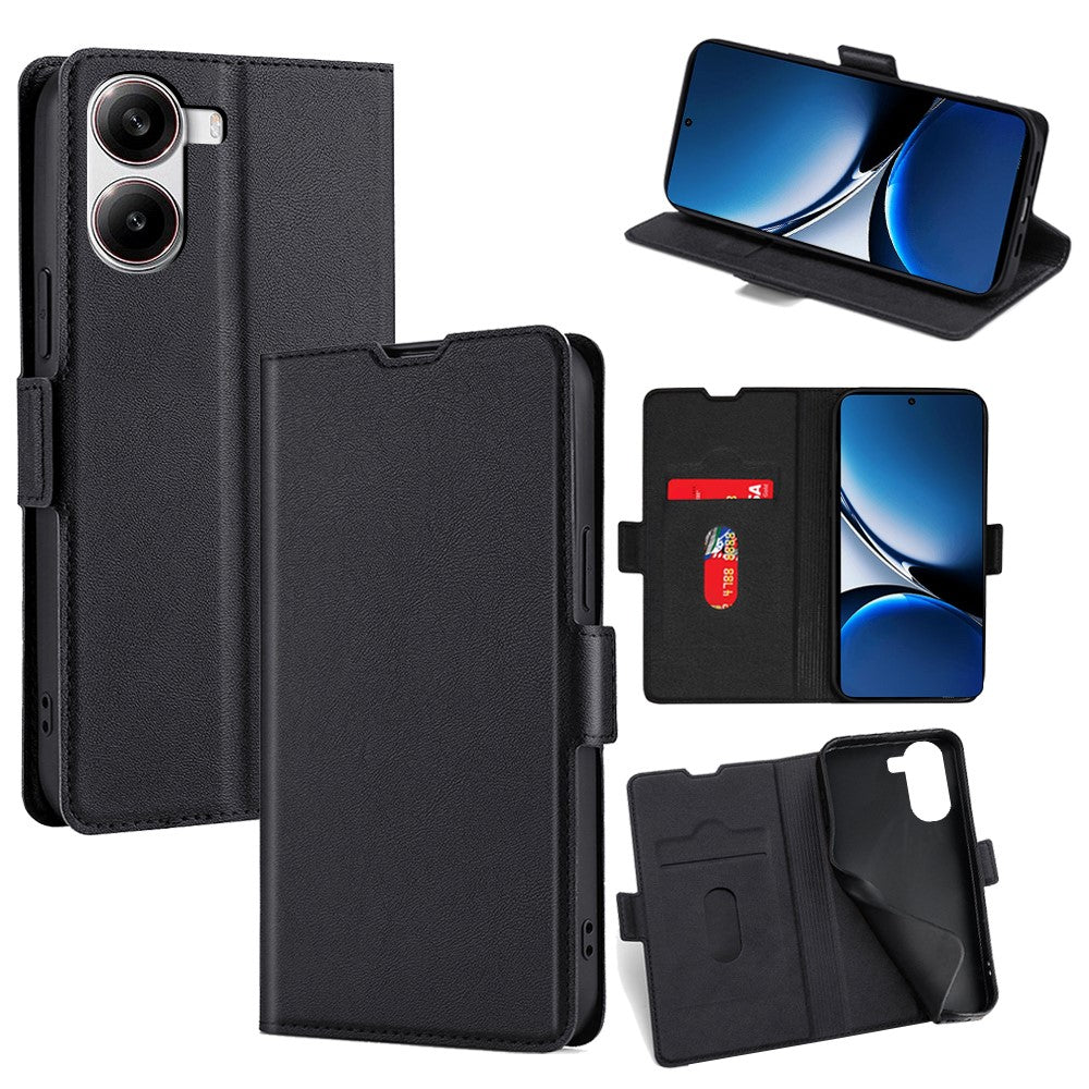 For Xiaomi Poco X7 Pro 5G  /  Redmi Turbo 4 5G Case Card Holder PU Leather Phone Cover