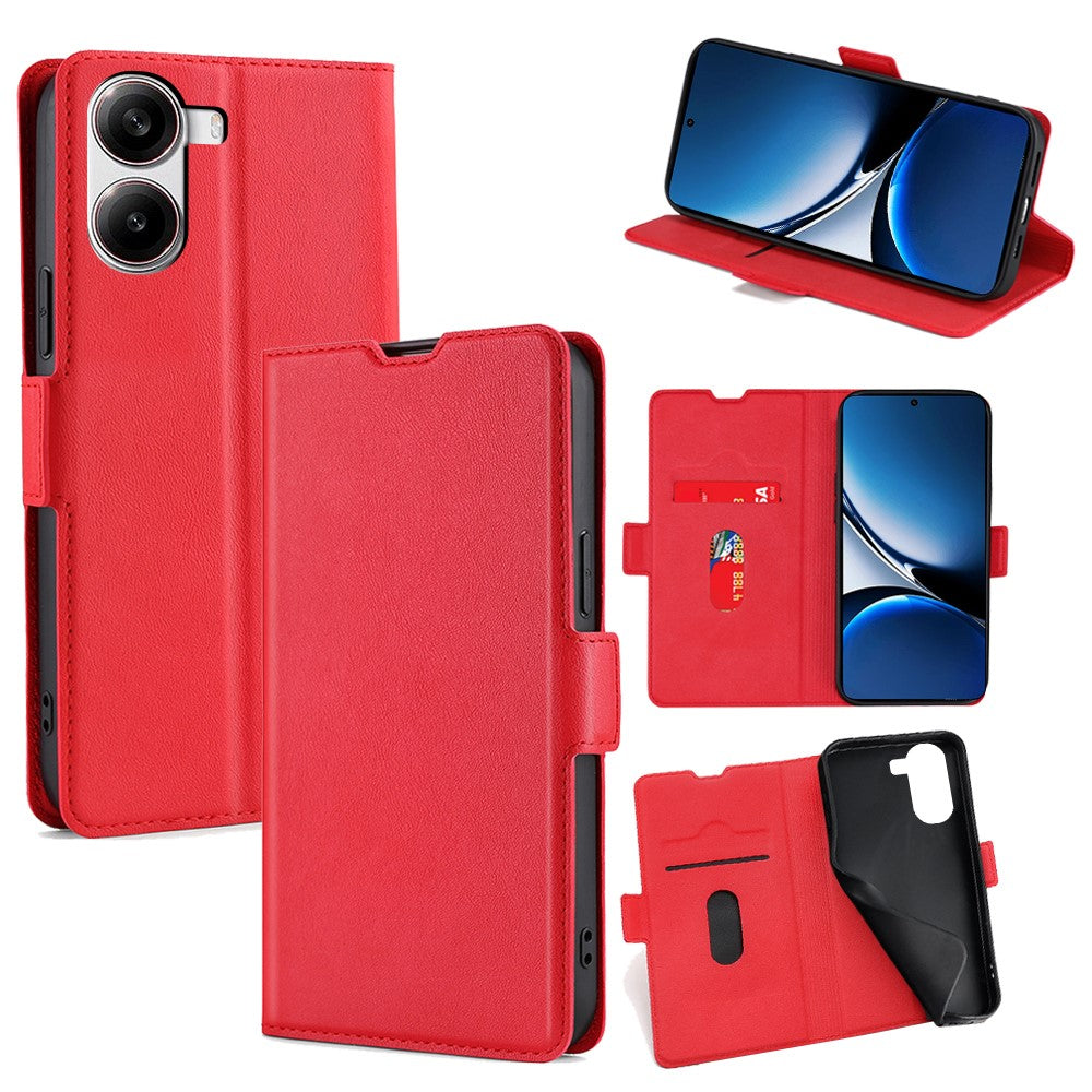 For Xiaomi Poco X7 Pro 5G  /  Redmi Turbo 4 5G Case Card Holder PU Leather Phone Cover