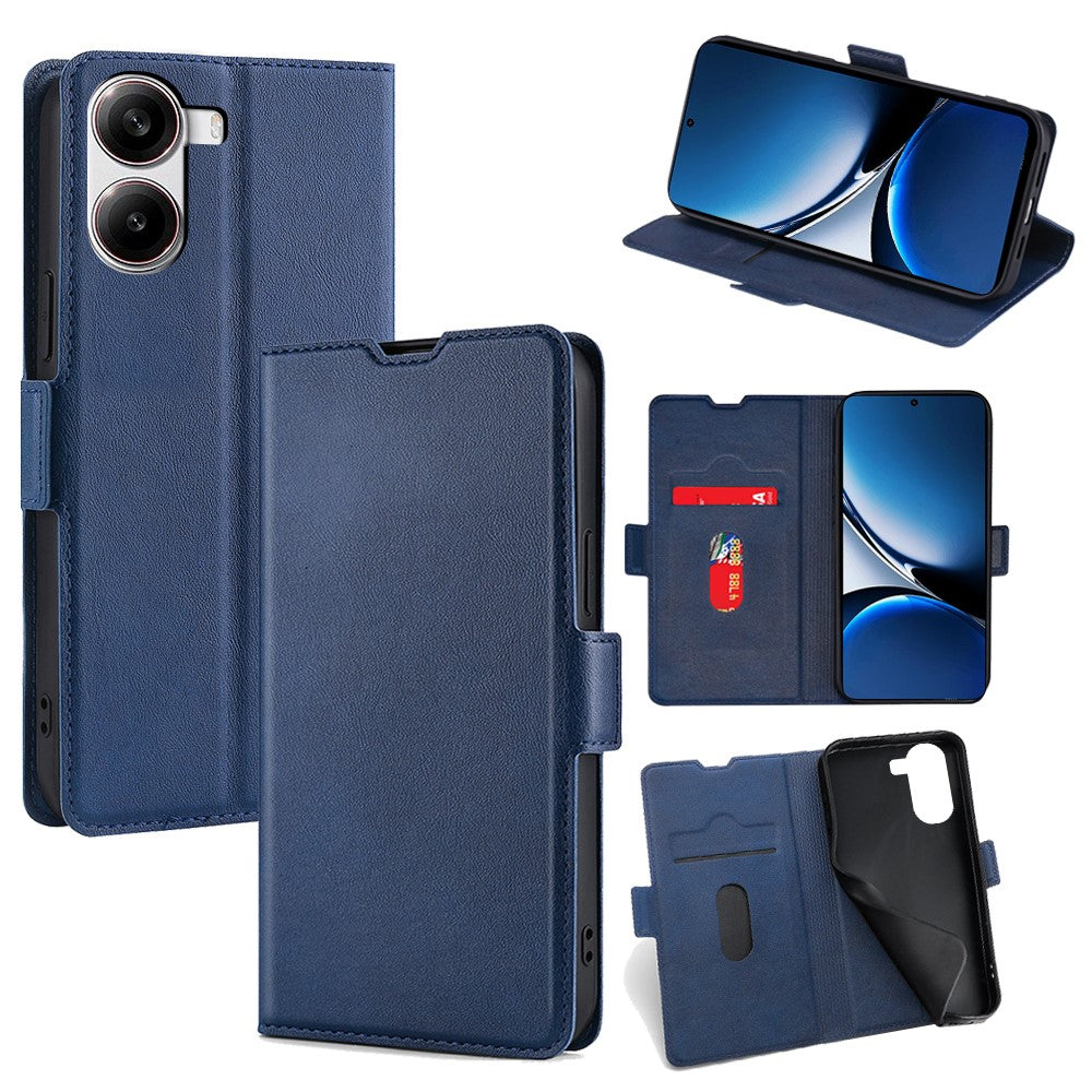 For Xiaomi Poco X7 Pro 5G  /  Redmi Turbo 4 5G Case Card Holder PU Leather Phone Cover
