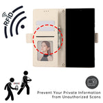For Xiaomi 14T Leather Case RFID Blocking Shockproof Wallet Phone Cover with Straps