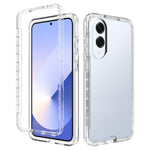 Til Samsung Galaxy S25 Edge Cover TPU PC 2 i 1 Dropproof Gennemsigtig Telefoncover
