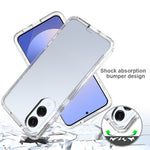 Til Samsung Galaxy S25 Edge Cover TPU PC 2 i 1 Dropproof Gennemsigtig Telefoncover