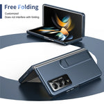 For Samsung Galaxy Z Fold3 5G Case Foldable Kickstand Skin-Touch PC Phone Cover Built In Screen Protector