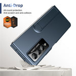 For Samsung Galaxy Z Fold3 5G Case Foldable Kickstand Skin-Touch PC Phone Cover Built In Screen Protector