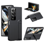 For Samsung Galaxy Z Fold3 5G Case Foldable Kickstand Skin-Touch PC Phone Cover Built In Screen Protector