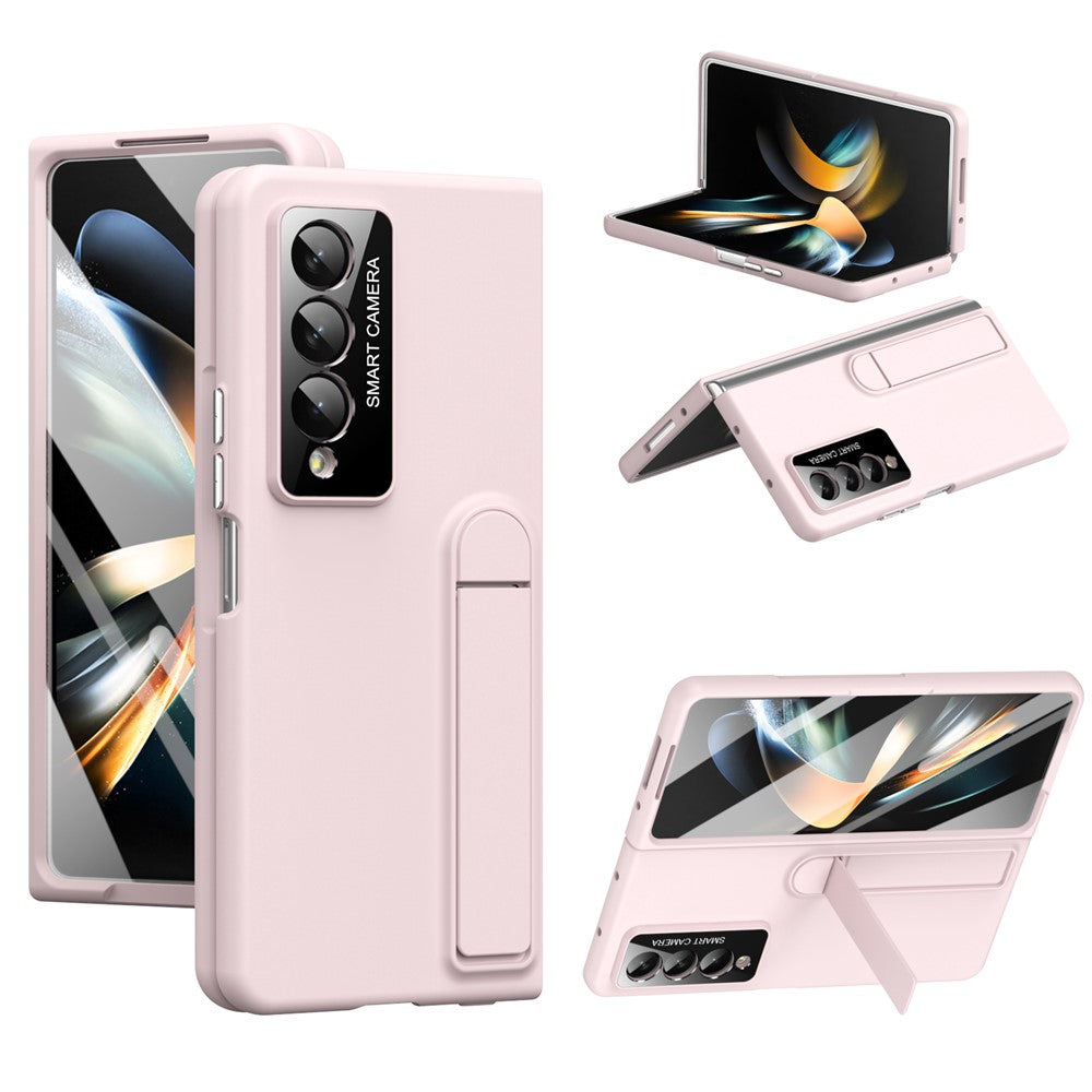 For Samsung Galaxy Z Fold3 5G Case Foldable Kickstand Skin-Touch PC Phone Cover Built In Screen Protector
