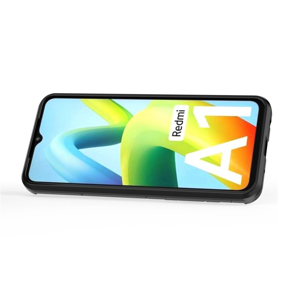 For Xiaomi Redmi A1 4G / A2 4G Phone Case Ring Holder Kickstand Hybrid Hard PC Soft TPU Scratch Resistant Protective Cover