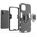 For Xiaomi Redmi A1 4G / A2 4G Phone Case Ring Holder Kickstand Hybrid Hard PC Soft TPU Scratch Resistant Protective Cover