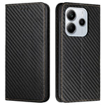 Xiaomi Redmi Note 14 4G (163.25mm) Fodral Läder Flip mobilfodral Stativ Stark Magnetstängning