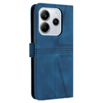 For Xiaomi Redmi Note 14 4G (163.25mm) Case Triangle Imprinted Anti-Scratch Phone Wallet Cover