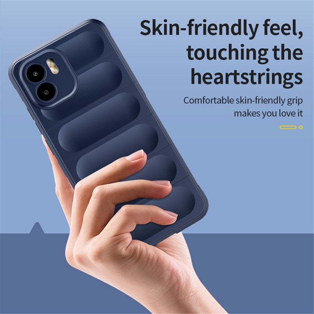Xiaomi Redmi A1 4G / A2 4G TPU Anti-fingeravtryck Mobilmobil Baksida Fallskydd mobilskal