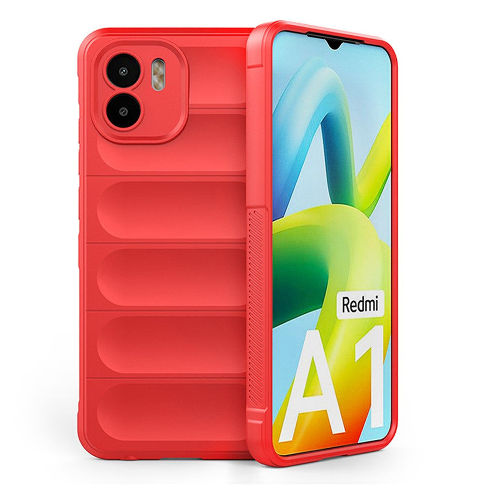 Xiaomi Redmi A1 4G / A2 4G TPU Anti-fingeravtryck Mobilmobil Baksida Fallskydd mobilskal