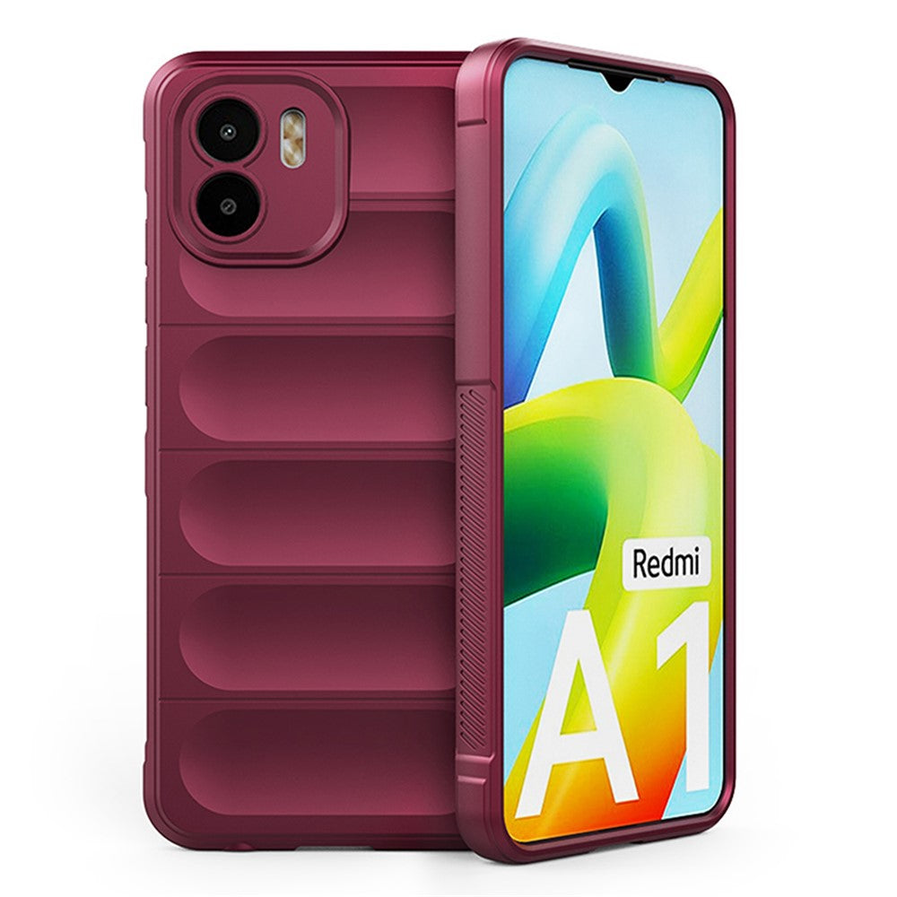 Xiaomi Redmi A1 4G / A2 4G TPU Anti-fingeravtryck Mobilmobil Baksida Fallskydd mobilskal