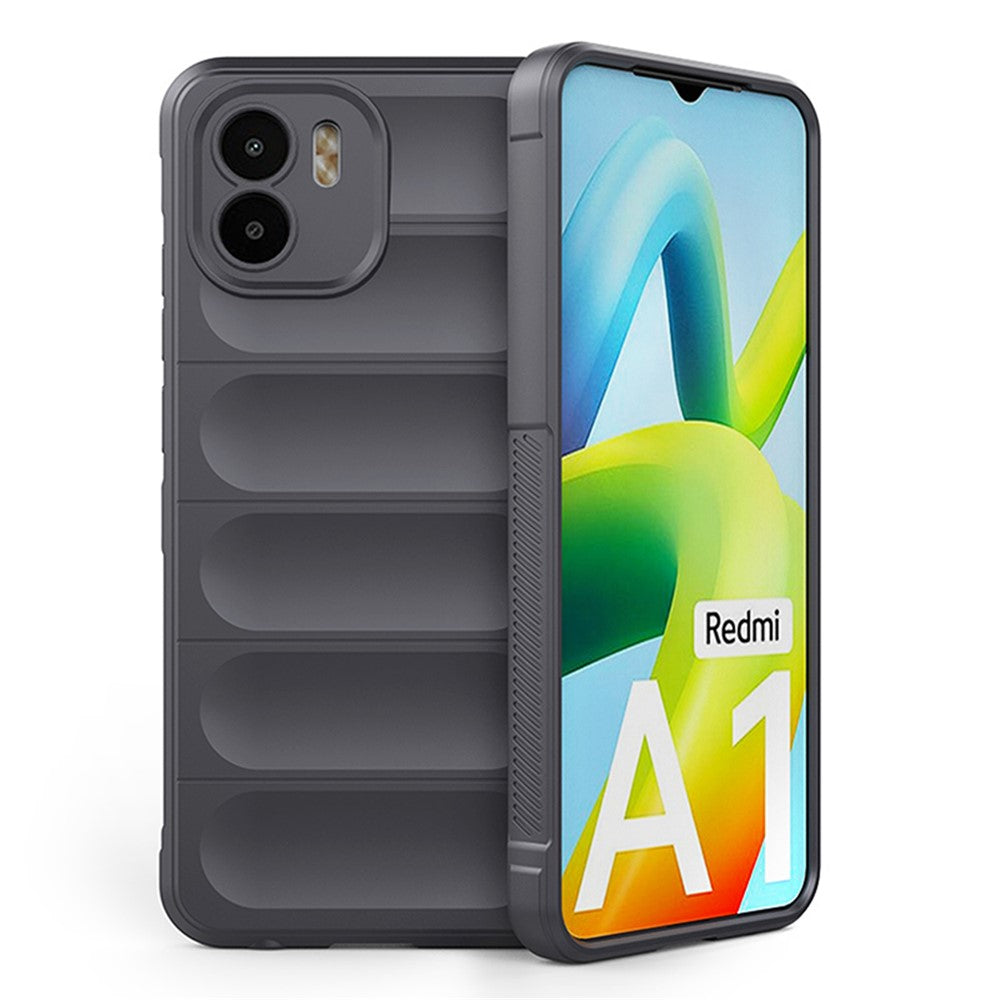 Xiaomi Redmi A1 4G / A2 4G TPU Anti-fingeravtryck Mobilmobil Baksida Fallskydd mobilskal