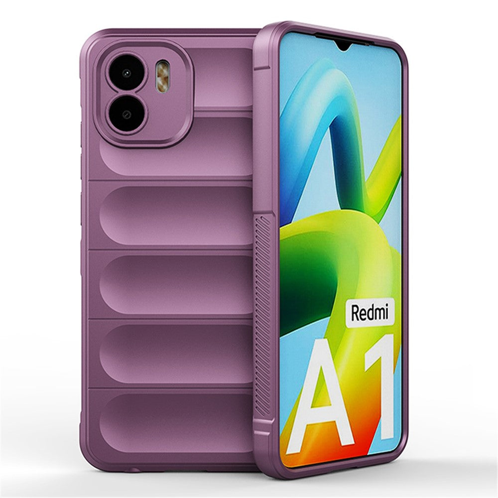 Xiaomi Redmi A1 4G / A2 4G TPU Anti-fingeravtryck Mobilmobil Baksida Fallskydd mobilskal