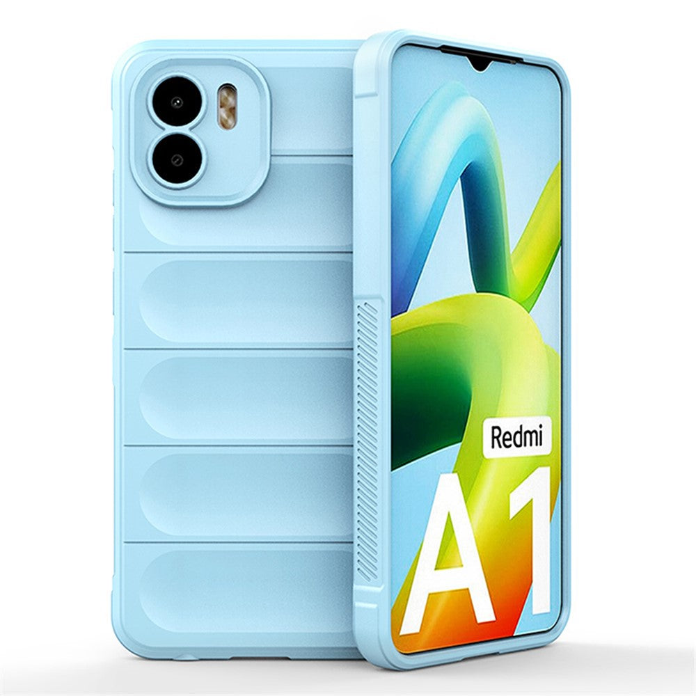 Xiaomi Redmi A1 4G / A2 4G TPU Anti-fingeravtryck Mobilmobil Baksida Fallskydd mobilskal