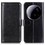 For Xiaomi 15 Ultra Case Crazy Horse Texture PU Leather Phone Stand Cover