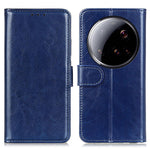 For Xiaomi 15 Ultra Case Crazy Horse Texture PU Leather Phone Stand Cover